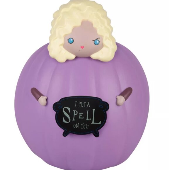 Disney Hocus Pocus Sarah Sanderson Pumpkin Push-In Halloween Decorating Kit, 6pc - Picture 4 of 4